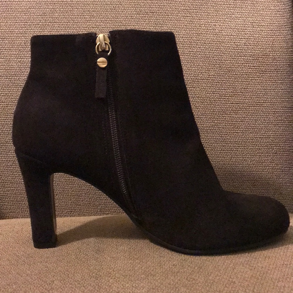Talbots Brown Suede Ankle Boots Size 7 1/2.